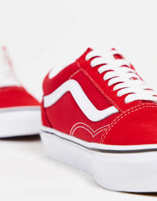 red old skool vans men