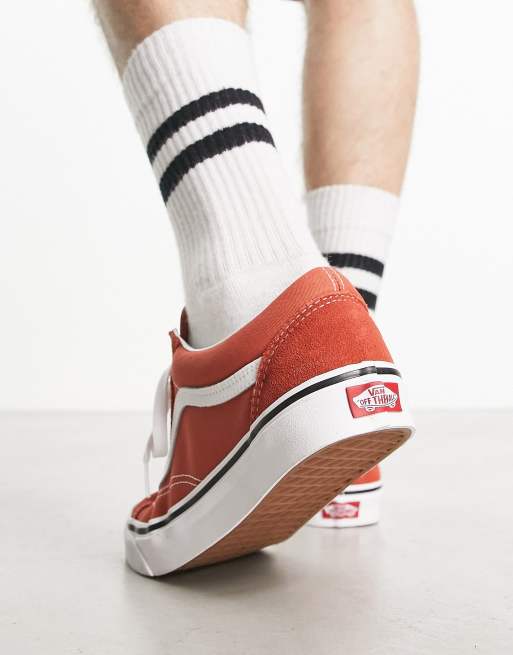 Vans rouge best sale old skool