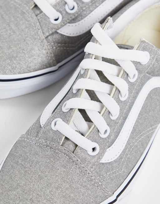 Vans old deals school Silver