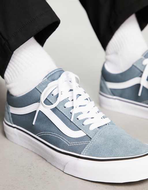 Blue and on sale gray vans