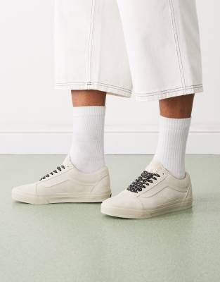  Old skool trainers in taupe