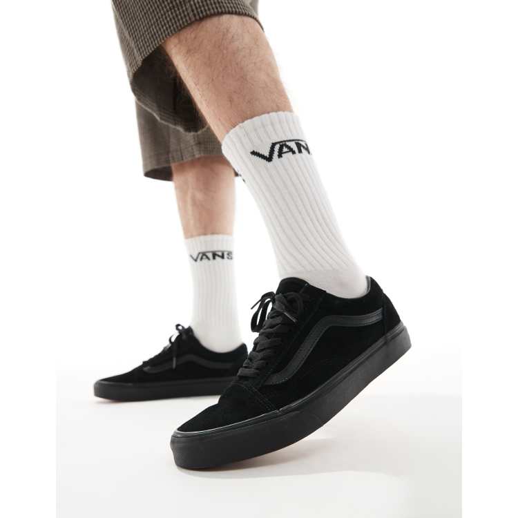 Van best sale black trainers