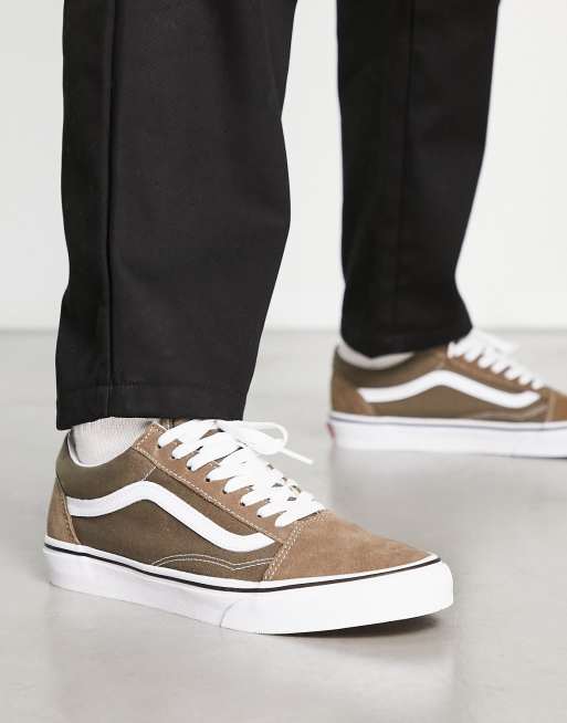 Vans gray outlet and brown