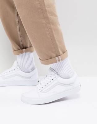white old skool vans