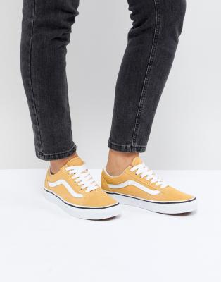 المعكرونة تاجر معجزة ochre vans outfit 