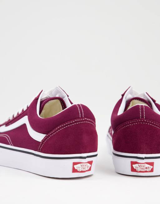 Vans – Old Skool – Vinröda sneakers, 4 av 4