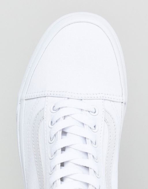 Vans – Old Skool – Vita sneakers , 3 av 4