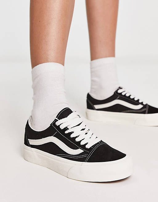 Vans Old Skool Vr3 Premium Sneakers In Black And White | Asos