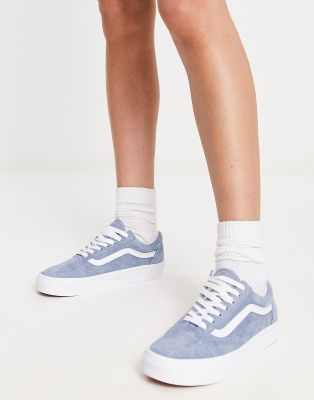 Vans - Old Skool - Wildleder-Sneaker in Hellblau