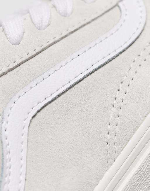 Vans Old Skool Wildleder Sneaker in WollweiB