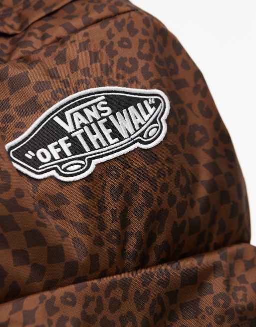 Vans - Old Skool - Zaino classico con stampa color marrone e nero, 2 di 4