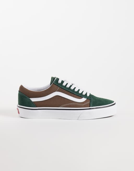 Vans Old Skool zapatillas de deporte en marrón multicolor, 1 de 5