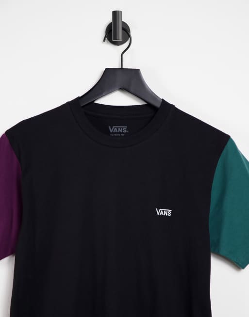 vans multicolor t shirt