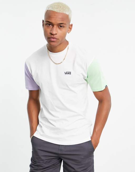 Vans – Opposite – Lawendowo-biały T-shirt 