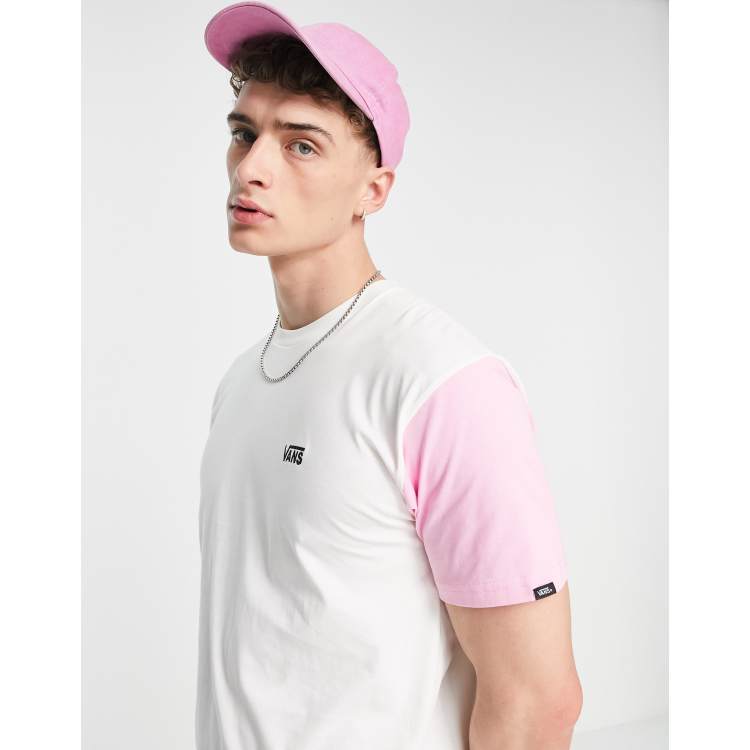 Vans Opposite T shirt manches courtes Blanc et rose
