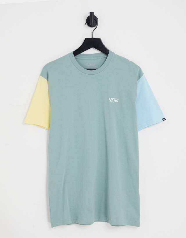 Vans - opposite t-shirt in green and yellow