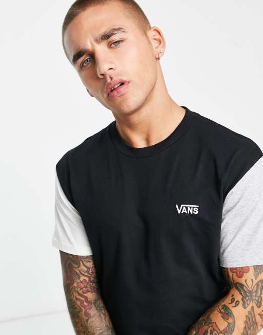 Vans Opposite T Shirt in Schwarz und Grau exklusiv bei ASOS