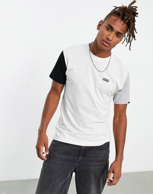 Vans opposite t-shirt in white, grey and black Exclusive at ASOS