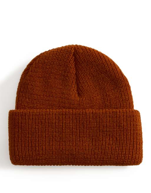 Vans Original beanie met omslag, laag model - roest/koper, 2 van 3