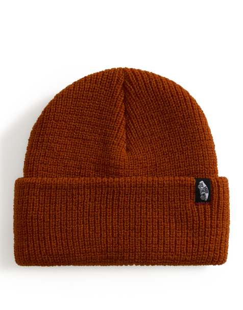 Vans Original Beanie mit flachem Umschlag in rust/copper - view 1