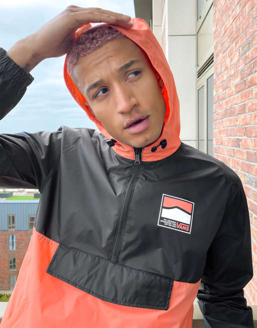 Vans windbreaker deals Orange