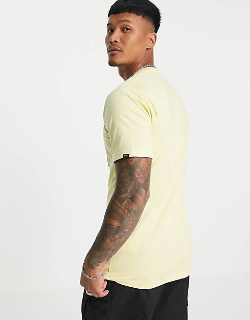 T-Shirts & Vests Vans Original DNA sidestripe t-shirt in yellow 