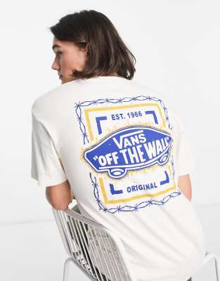 Vans Original Graphic Back Print T-shirt In White
