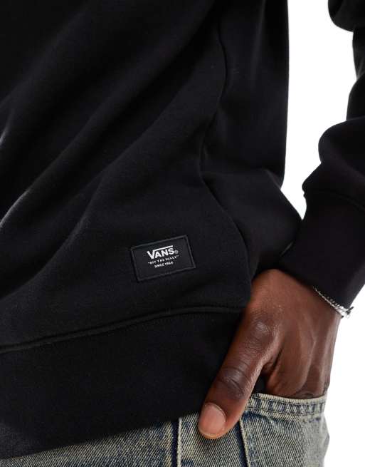 Vans original standards oversized 1/4 zip fleece in black - MULTI, 3 of 4
