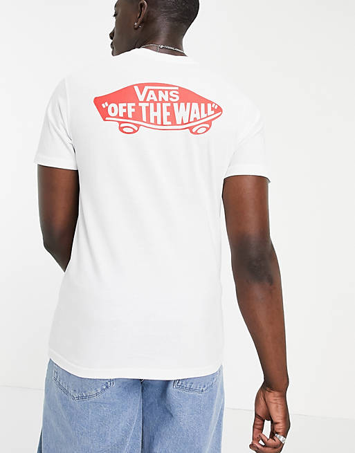 Vans OTW Classic t-shirt in white/red