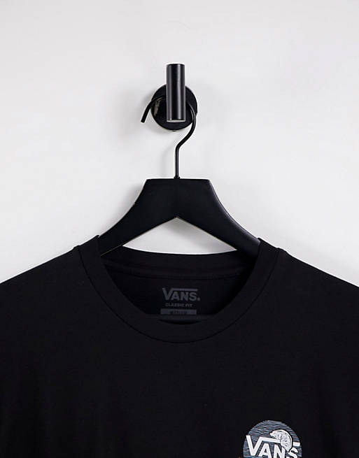Vans – OTW Simple – T-Shirt in Schwarz mit Rückenprint | ASOS