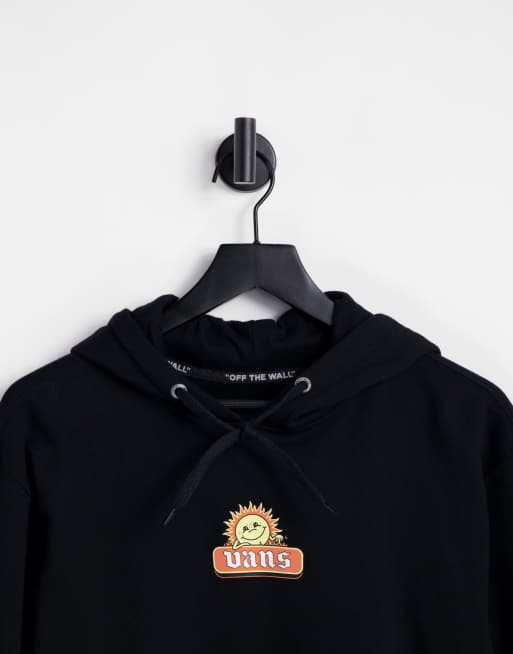 Vans – OTW Sunnyside – Czarna bluza z kapturem i nadrukiem na plecach , 3 z 4