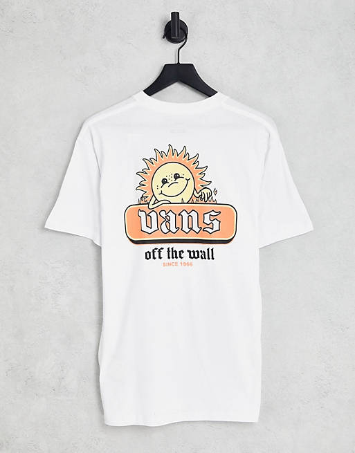 Vans - OTW Sunnyside - T-shirt met print op de rug in wit