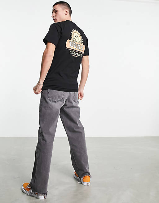 Vans – OTW Sunnyside – T-Shirt mit Rückenprint in Schwarz | ASOS