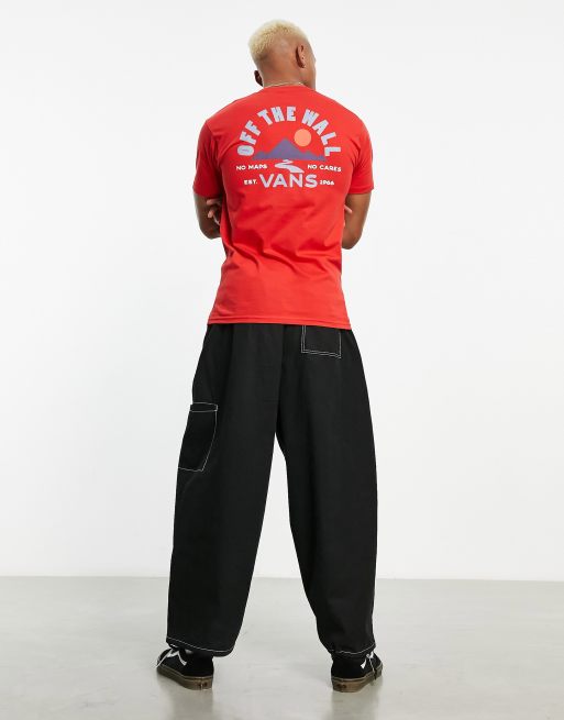 Vans deals pants red