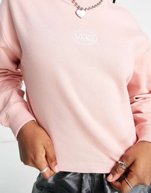 Light pink store vans sweatshirt