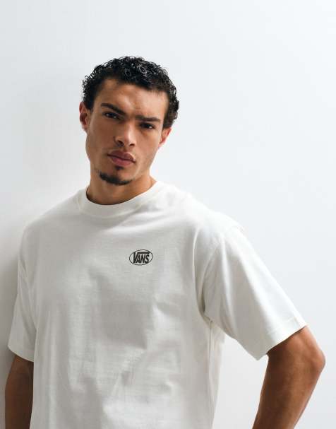 Vans Oval Logo løs T-shirt i hvid - view 1