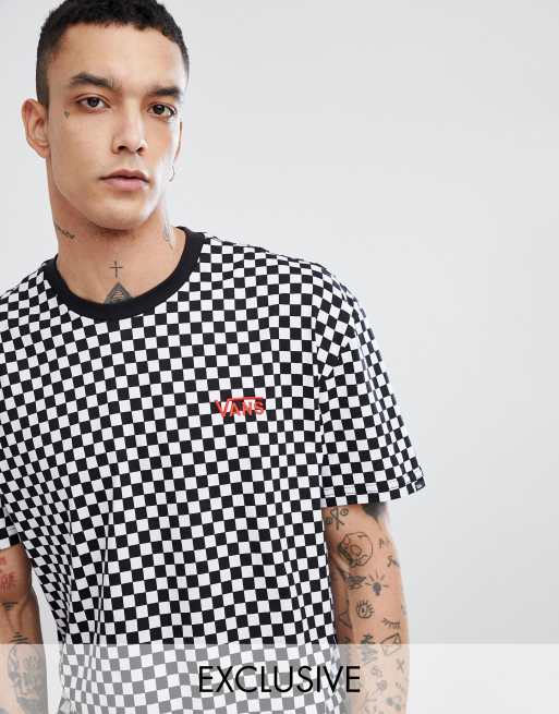 Black and white store vans checkered shirt