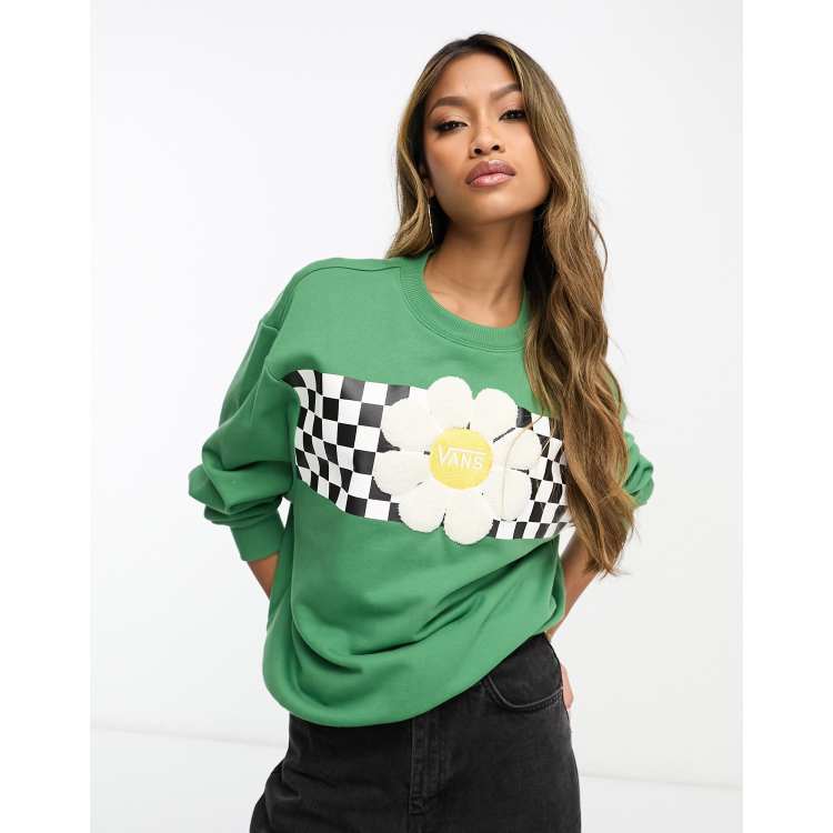 Checkered hotsell vans sweatshirt