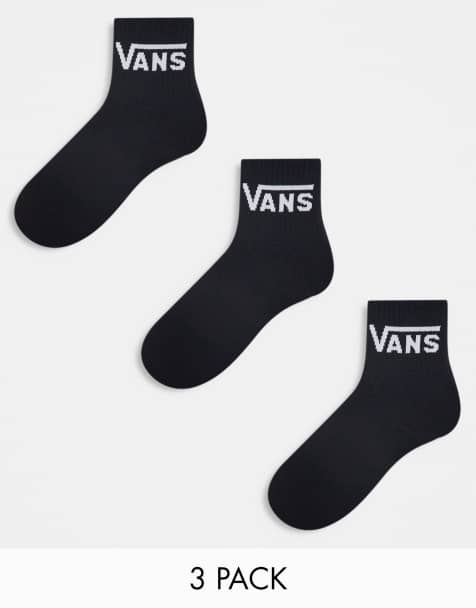 Vans - Pakke med 3 par klassiske ankelsokker i sort - view 1