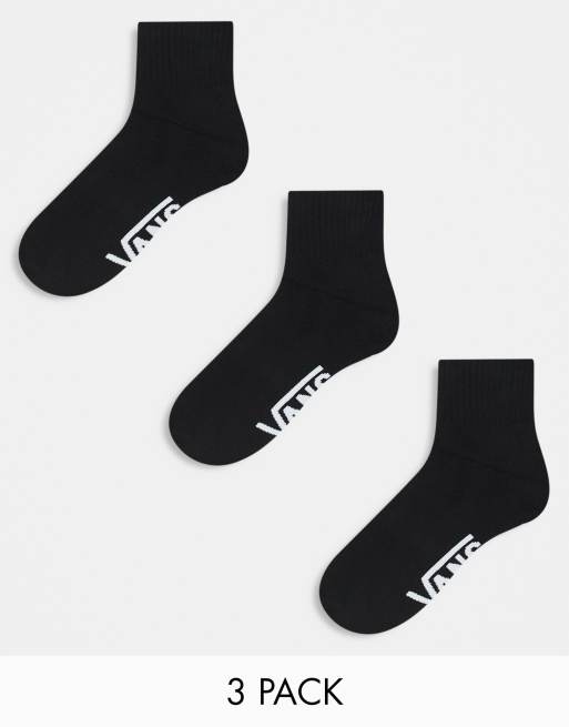 Vans - Pakke med 3 par klassiske ankelsokker i sort