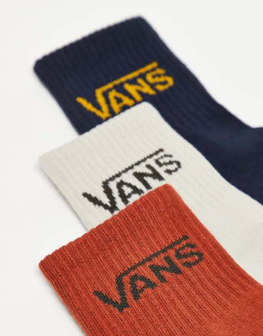 Vans - Pakke med 3 par klassiske halve crew-sokker i forskellige farver, 2 af 3