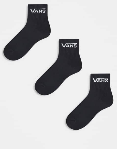Vans - Pakke med 3 par sorte klassiske halve sportssokker - view 1