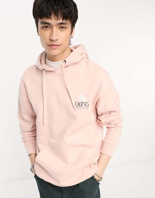 Vans pink sale hoodie mens