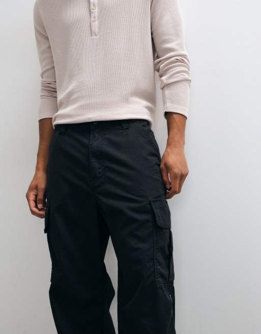 Vans Para pantalones cargo baggy en negro, 3 de 5