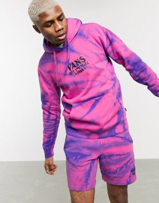 Vans Park hoodie in pink tie dye | ASOS