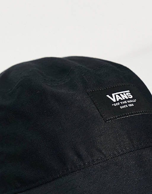 Vans patch bucket hat in black | ASOS
