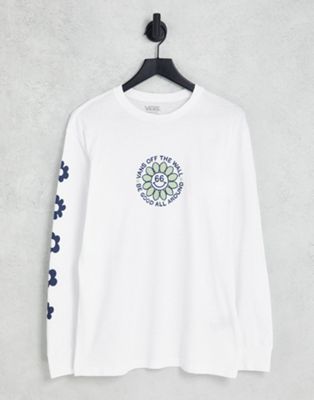 Vans Peace of Mind long sleeve t-shirt in white