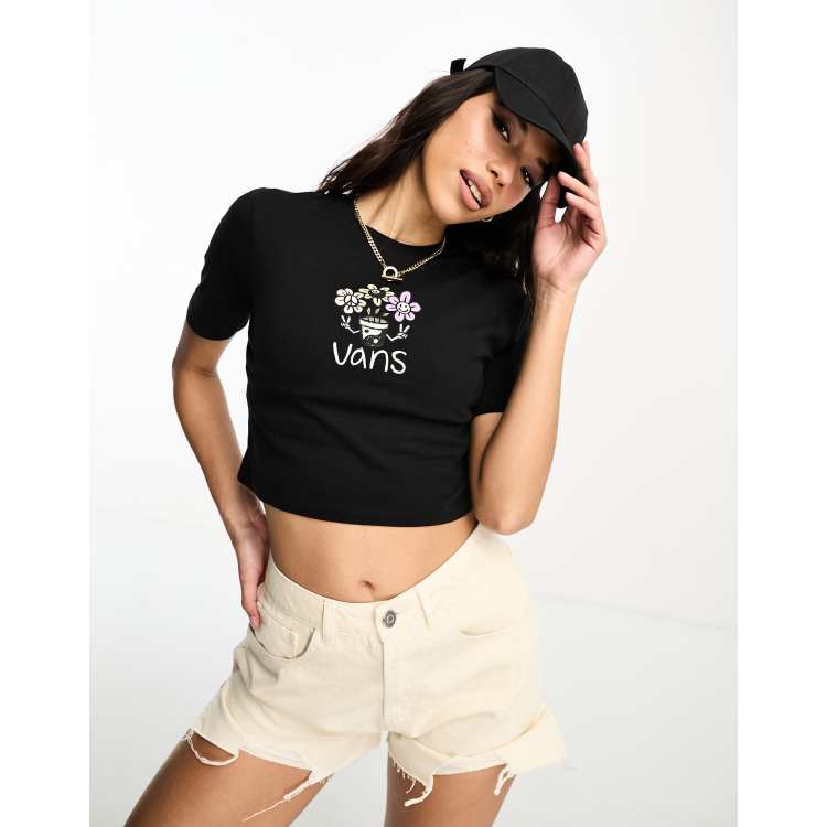 White vans 2024 crop top