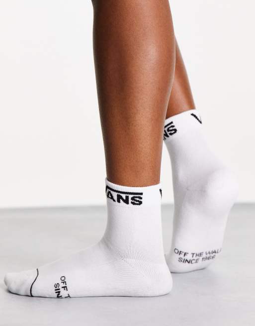 Diplomat tåbelig Regnskab Vans Peek-A-Check ankle socks in white | ASOS