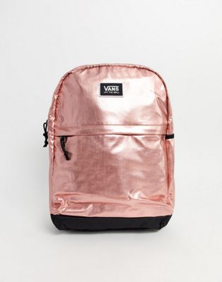 Vans Pep Squad Backpack in rose gold-Pink